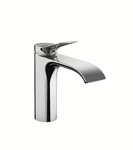 Chromowana jednouchwytowa bateria umywalkowa Hansgrohe Vivenis z ekstra szerokim strumieniem WaterfallStream.