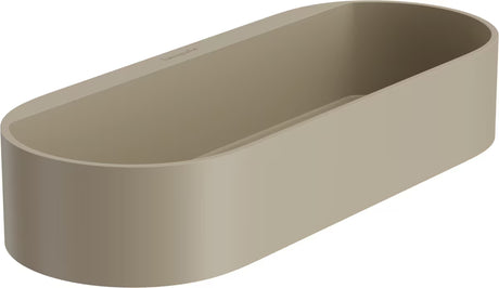 Beżowa półka prysznicowa półka hansgrohe wallstoris Planet Edition pro do przechowywania szamponu i akcesoriów prysznicowych