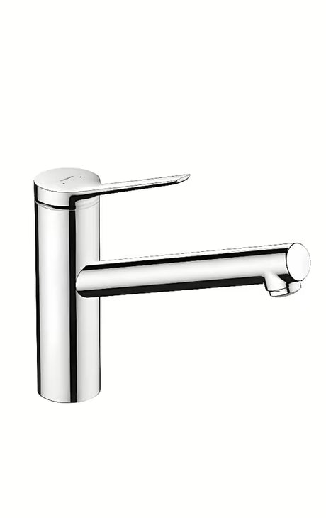 Chromowana bateria zlewozmywakowa Hansgrohe Zesis z dźwignią i obrotową wylewką