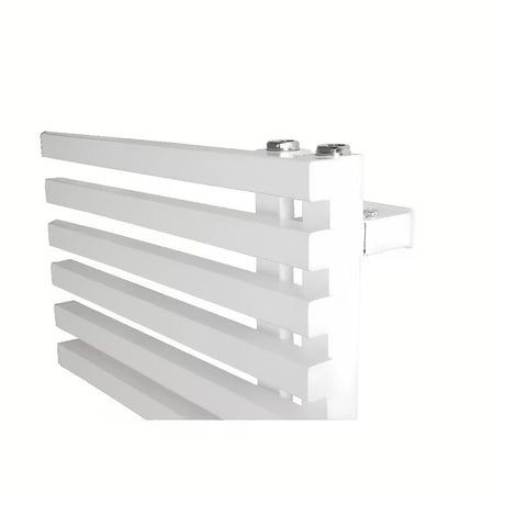 Biały połysk kombinowany łazienkowy grzejnik łazienkowy Hopa Darvel 173x60 cm z ryflowanym frontem