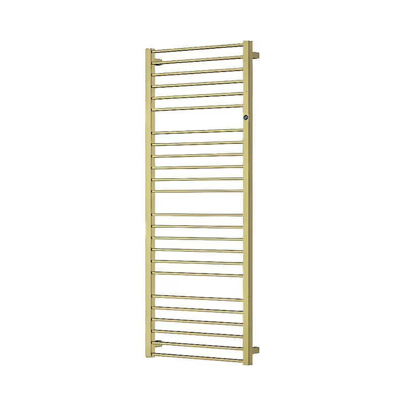 Kombinowany łazienkowy grzejnik łazienkowy Hopa Piko EDINBURG w kolorze gold, 43x132,9 cm, ryflowany front.