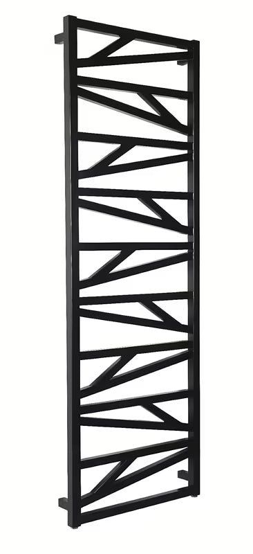 Kombinowany łazienkowy grzejnik łazienkowy Hopa Trick 53x151,7 cm w kolorze czarny mat.