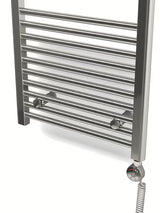 Chromowana grzałka elektryczna do grzejnika House Level Meg o mocy 600 W pro regulacji temperatury grzejnika