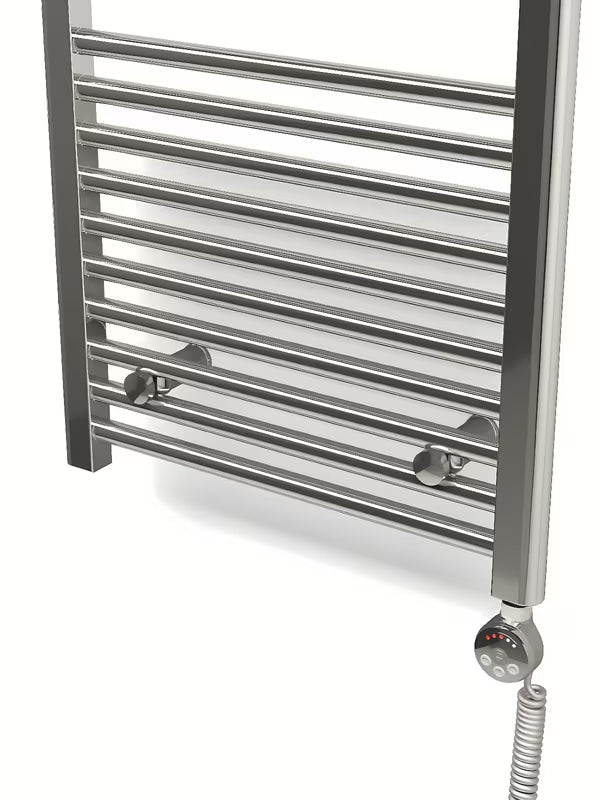 Chromowana grzałka elektryczna do grzejnika House Level Meg o mocy 600 W pro regulacji temperatury grzejnika