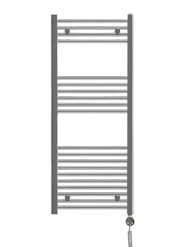 Chromowana grzałka elektryczna do grzejnika House Level Meg o mocy 600 W pro regulacji temperatury grzejnika