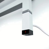Biały błyszczący elektryczny grzałka elektryczna do grzejnika House Level One pro grzejnik łazienkowy grzejnik łazienkowy