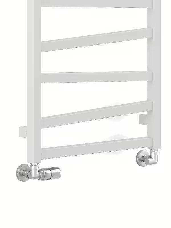 Biały kombinowany grzejnik łazienkowy House Level Zet 50x157,2 cm z podłączeniem bocznym
