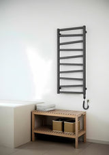Elektryczny grzejnik łazienkowy House Level Zet 50x165,2 cm w matowej czerni