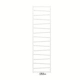 Biały kombinowany grzejnik łazienkowy House Level Zet 50x181 cm z podłączeniem środkowym