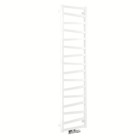 Biały kombinowany grzejnik łazienkowy House Level Zet 50x181 cm z podłączeniem środkowym