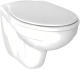 Białe miska WC wisząca Ideal Standard Eurovit z głębokim spłukiwaniem i technologią BoxRim