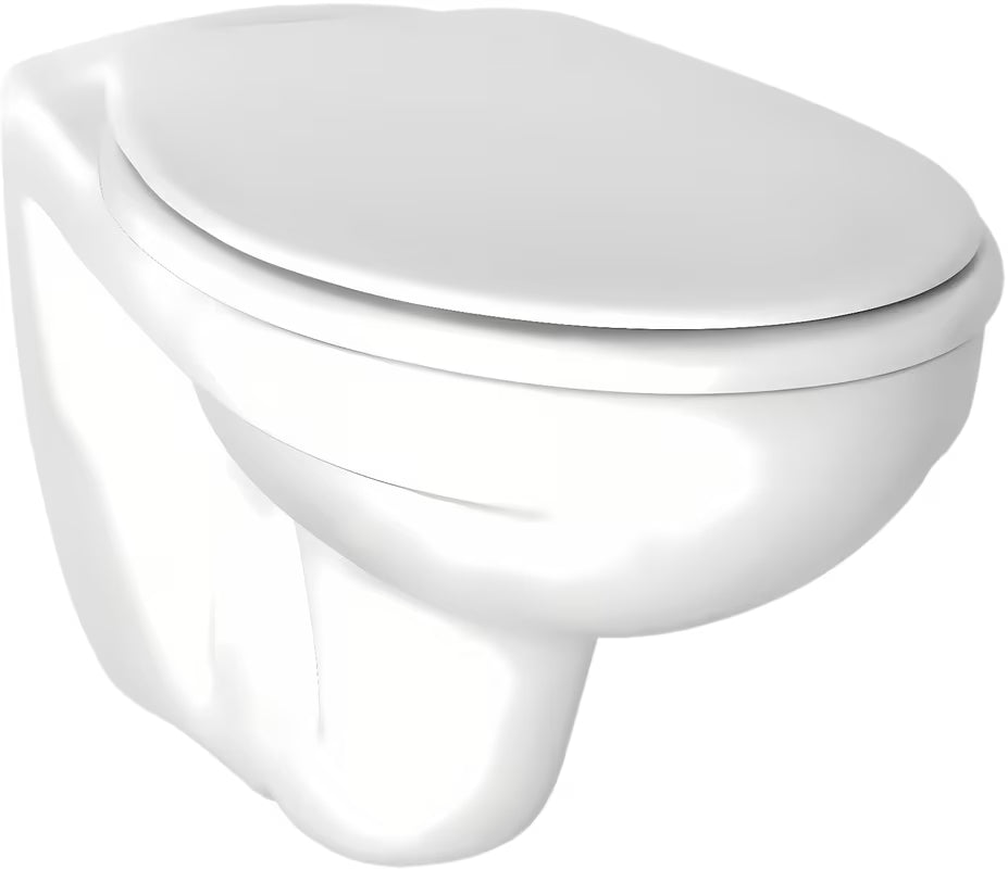 Białe miska WC wisząca Ideal Standard Eurovit z głębokim spłukiwaniem i technologią BoxRim