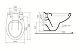 Białe miska WC wisząca Ideal Standard Eurovit z głębokim spłukiwaniem i technologią BoxRim