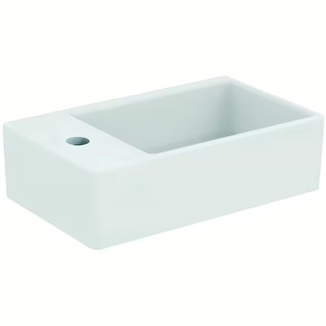 Ideal Standard Strada ceramiczna mała umywalka 45 x 27 cm w kolorze białym z otworem pro baterię po lewej stronie