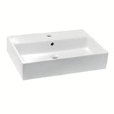 Biała ceramiczna umywalka wisząca Ideal Standard Strada 60x42 cm z otworem na baterię pośrodku