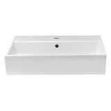 Ceramiczna umywalka wisząca Ideal Standard Strada 70x42 cm w kolorze białym z otworem pro na baterię pośrodku.