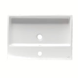 Ceramiczna umywalka wisząca Ideal Standard Strada 70x42 cm w kolorze białym z otworem pro na baterię pośrodku.