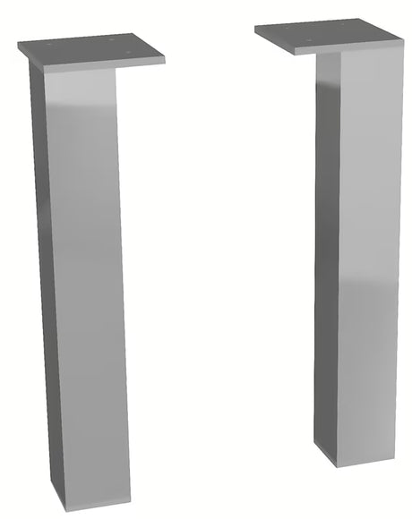 Chromowana noga meblowa Jika Cube pro meble łazienkowe o minimalistycznym designie