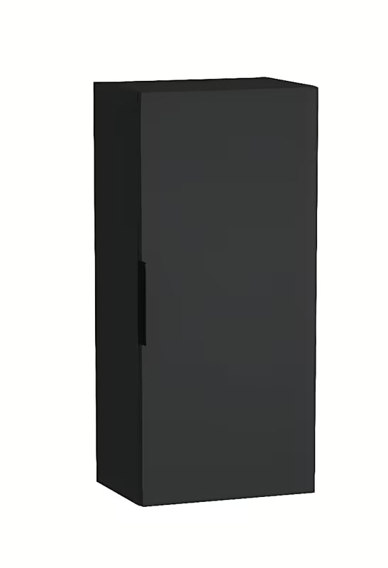 Jika Cube wisząca szafka łazienkowa 34,5x25x75 cm w kolorze antracytowym o matowym wykończeniu