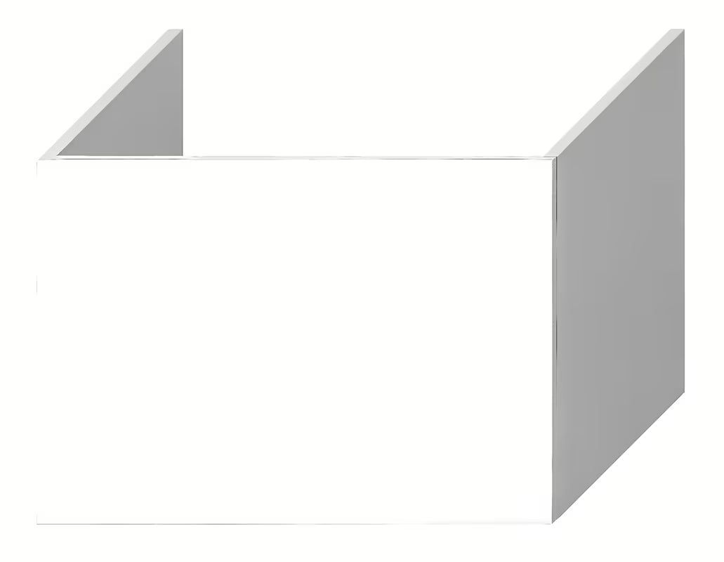 Biała wisząca szafka łazienkowa podblatowy  Jika Cubito z jedną szufladą i systemem otwierania Push.