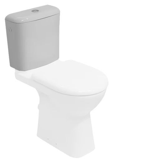 Biały MISKA wc zbiornik Jika Deep z dolnym doprowadzeniem wody i spłukiwaniem DualFlush