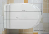 Miska WC Wisząca Jika Lyra Plus z białej ceramiki z oszczędnym spłukiwaniem DualFlush i odpływem poziomym.
