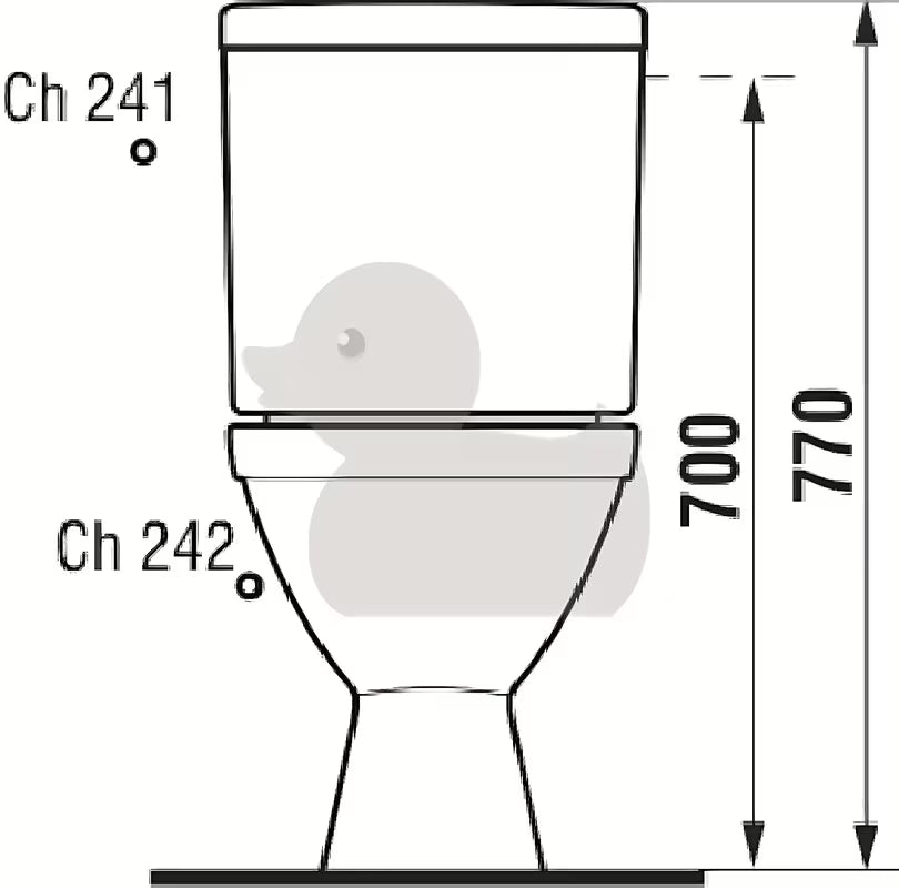 KOMPAKT wc Jika Lyra Plus w kolorze białym z lejowym spłukiwaniem i zbiornikiem DualFlush