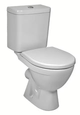 Biały kompakt WC MISKA wc Jika Lyra Plus z lejowym spłukiwaniem i zbiornikiem DualFlush 3/6 l