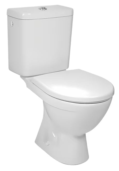 Biały kompakt MISKA wc Jika Lyra Plus z lejowym spłukiwaniem i zbiornikiem DualFlush