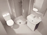 Biały kompakt WC MISKA wc Jika Lyra Plus z odpływem pionowym i spłuczką DualFlush