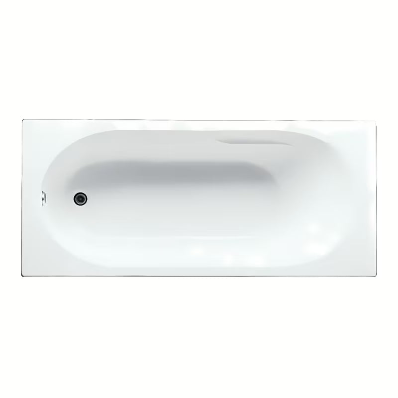 Prostokątna wanna akrylowa Jika Lyra Plus 170 x 70 cm pro do montażu w wersji lewej i prawej