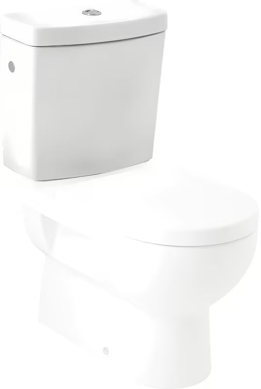Biały zbiornik WC MISKA wc Jika Mio z dopływem bocznym i spłukiwaniem DualFlush 3/6 l