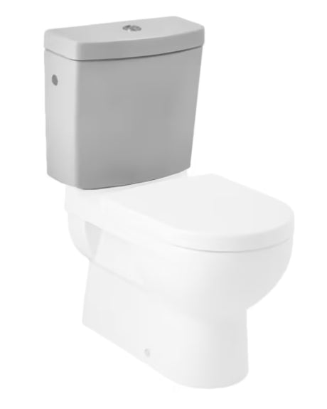 Biały MISKA wc zbiornik Jika Mio pro do miski kompakt z dolnym doprowadzeniem wody i spłukiwaniem DualFlush 3/6 l.