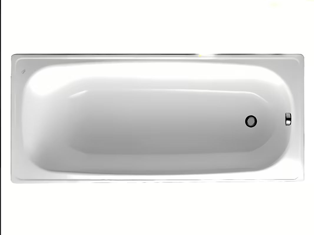 Wanna prostokątna Jika Riga 160 x 70 cm ze stali emaliowanej pro do mniejszych łazienek