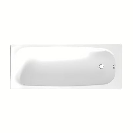 Biała wanna prostokątna Jika Tanza 150x70 cm ze stali emaliowanej