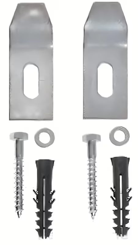 Zestaw instalacyjny Jika pro do montażu pisuarów Domino i Korint na ścianie nośnej z metalowymi elementami pro zapewniającymi stabilne mocowanie.