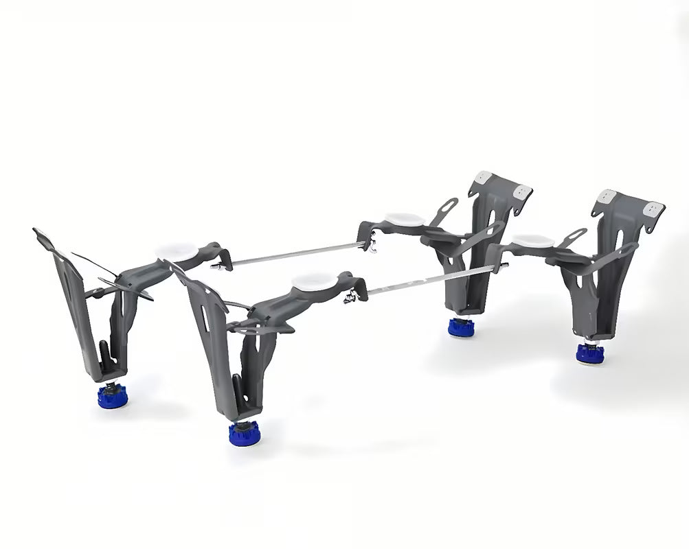 Uniwersalne nogi do wanny nóżki Kaldewei Allround 5030 z regulacją wysokości 135–150 mm pro do stabilnego montażu wanny.