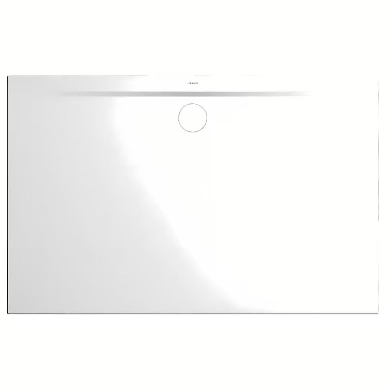 Biała brodzik prysznicowy prostokątny Kaldewei Superplan Zero 80x150 cm ze stali emaliowanej