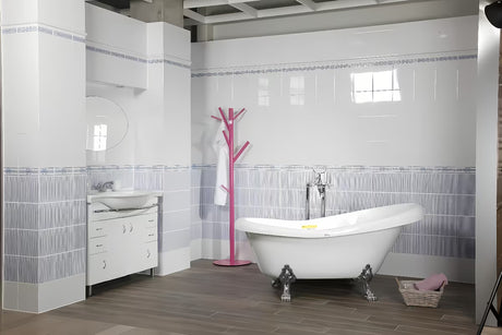 Biała szafka łazienkowa Keramia Pro s z ceramiczną umywalką