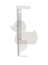 Prostokątne LUSTRO led Keramia Pro 50x80 cm z białą ramą, montaż pionowy, stopień ochrony IP44.