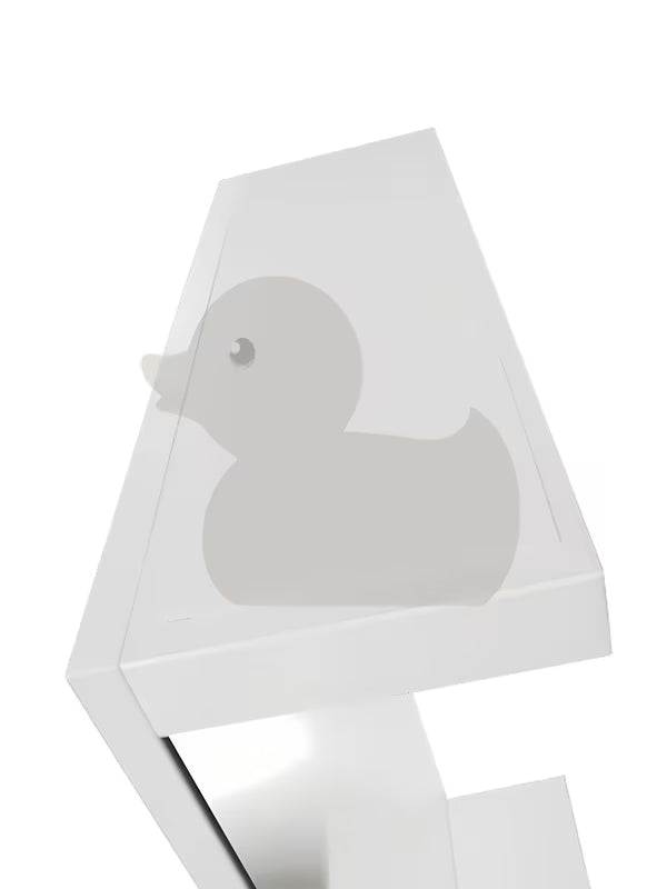 Prostokątne LUSTRO led Keramia Pro 70x80 cm w białej ramie, z klasą szczelności IP44, orientacja pionowa.