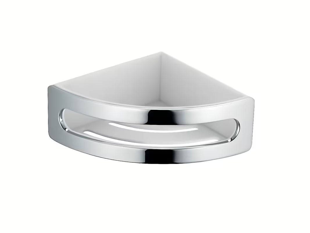 Ścienna półka Keuco Elegance w wykończeniu chromowanym o nowoczesnym designie do łazienki.
