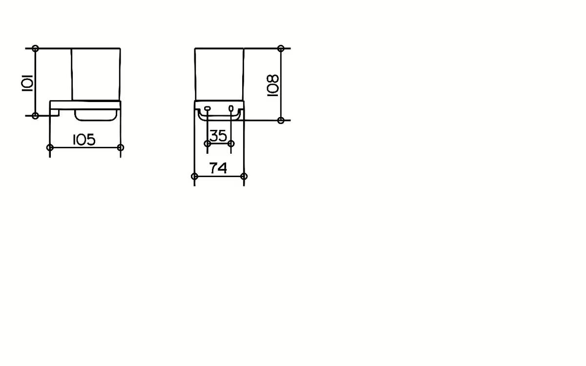 Keuco Moll ścienny uchwyt na szklanki w chromowanym wykończeniu szklanka w komplecie
