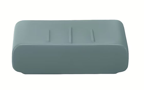 Wolnostojący  ceramiczna mydelniczka Kleine Wolke Cubic w kolorze antracytowym