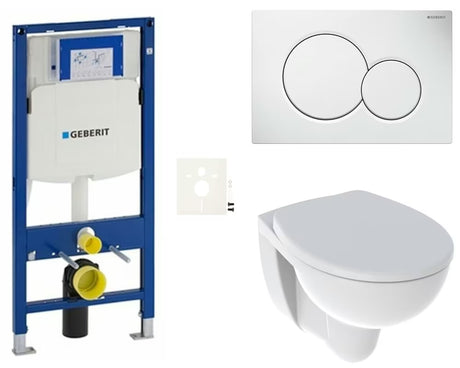 Zestaw WC podtynkowy Kolo Rekord z modułem Geberit Duofix pro do zabudowy podtynkowej