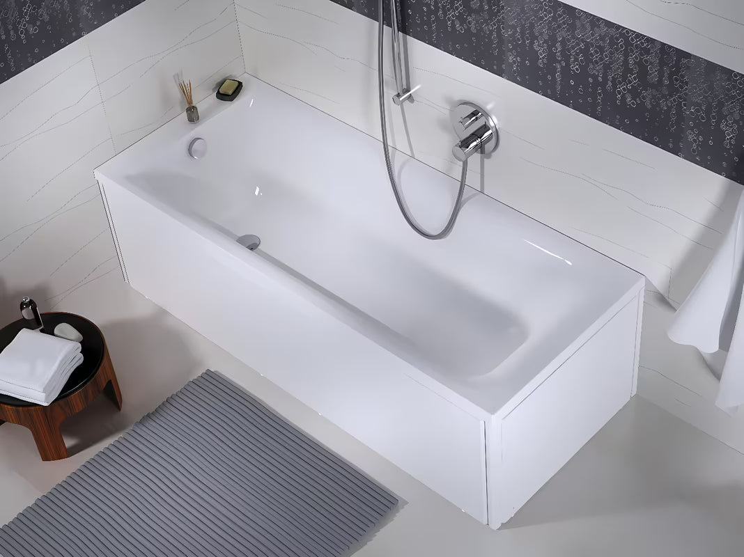 Akrylowa wanna prostokątna Kolo Rekord 160 x 70 cm z możliwością montażu lewo- lub prawostronnego