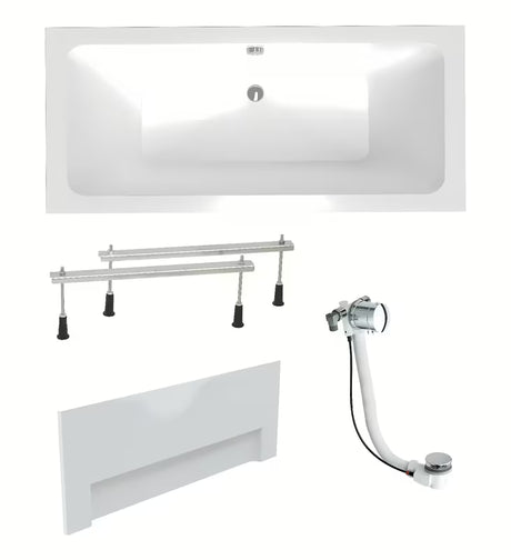 Laguna Nora Plus prostokątna wanna akrylowa 170 x 75 cm w wersji lewej i prawej