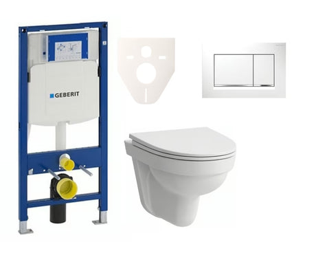 Zestaw WC podtynkowy Laufen Pro Nordic z systemem instalacyjnym Geberit Duofix pro do nowoczesnej łazienki
