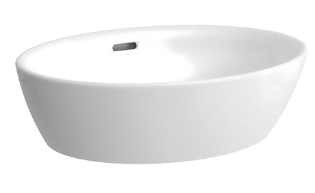 Laufen Pro umywalka nablatowa  52 x 39 cm w białej ceramice bez otworu na baterię