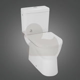 Biała miska WC kompakt miska WC stojąca Laufen Pro s z płaskim spłukiwaniem i odpływem Vario
